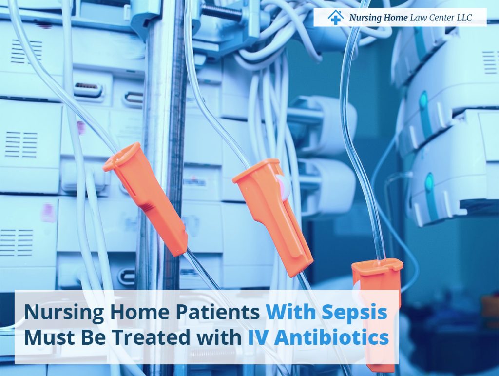 Nursing home staff failure leading to deadly sepsis in elderly resident