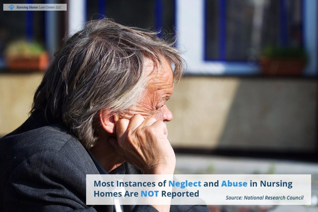 La mayoría de los casos de negligencia y abuso en residencias de adultos mayores NO se denuncian. Fuente: National Research Council