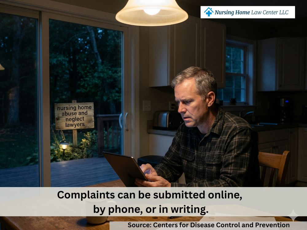 Anonymous nursing home complaint and possible legal action after abuse or neglect
