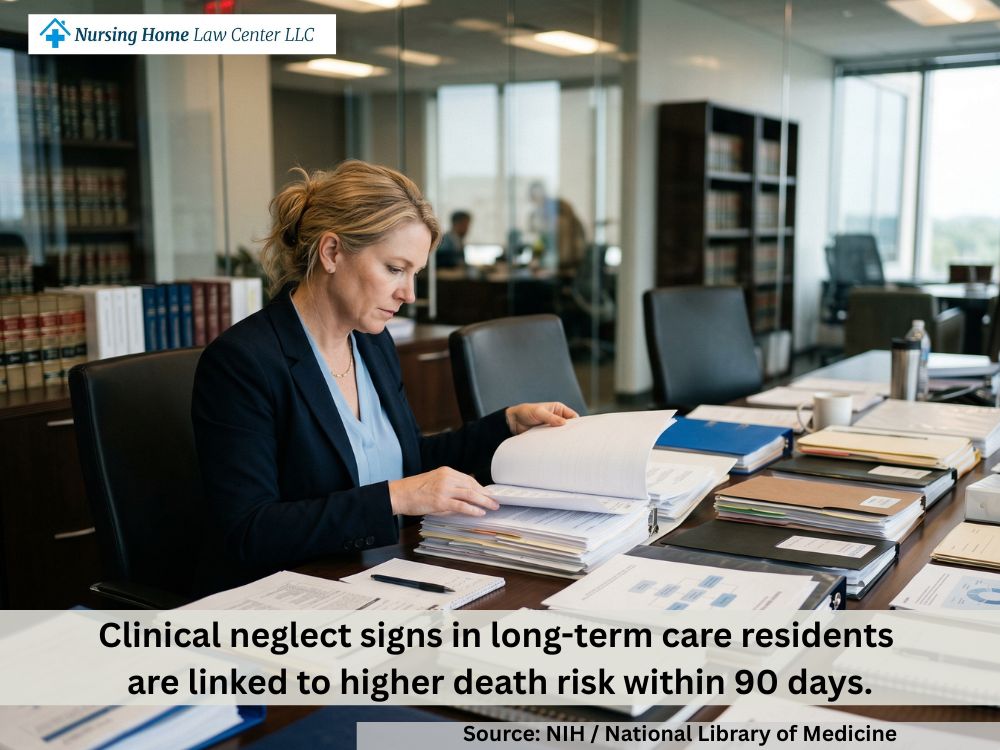 Lawyer investigating fatal nursing home abuse using resident records, notes, and facility documents