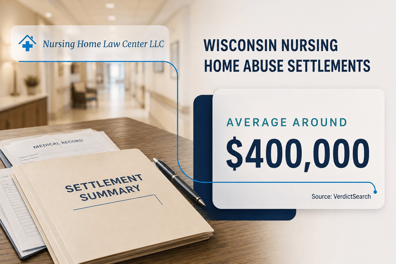 Average nursing home abuse lawsuit settlement amounts in Wisconsin