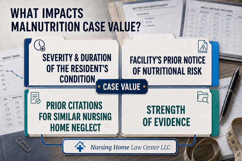 Factors impacting values of nursing home malnutrition cases