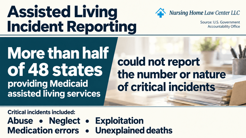 State reporting of critical incidents in assisted living facilities