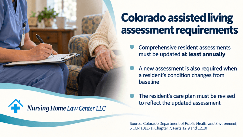 Colorado assisted living resident assessment requirements