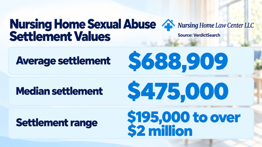 Nursing home sexual abuse settlement values
